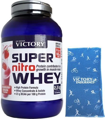 Pack Victory Super Nitro Whey 2.2 kg + Braga de Cuello Azul Pack Victory Super Nitro Whey 2.2 kg + Braga de Cuello Azul