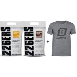 Pack 226ERS Recovery Drink 1 kg + Isotonic Drink 1 kg + Camiseta Exclusiva Bulevip Pack 226ERS Recovery Drink 1 kg + Isotonic Drink 1 kg + Camiseta Exclusiva Bulevip