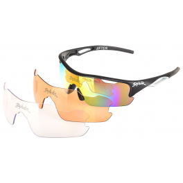 Spiuk Sportline Gafas Jifter Negro - Blanco Lente Espejo Naranja Spiuk Sportline Gafas Jifter Negro - Blanco Lente Espejo Naranja