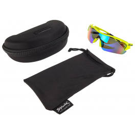 Spiuk Sportline Gafas Jifter Amarillo - Negro Lente Espejo Verde Spiuk Sportline Gafas Jifter Amarillo - Negro Lente Espejo Verde