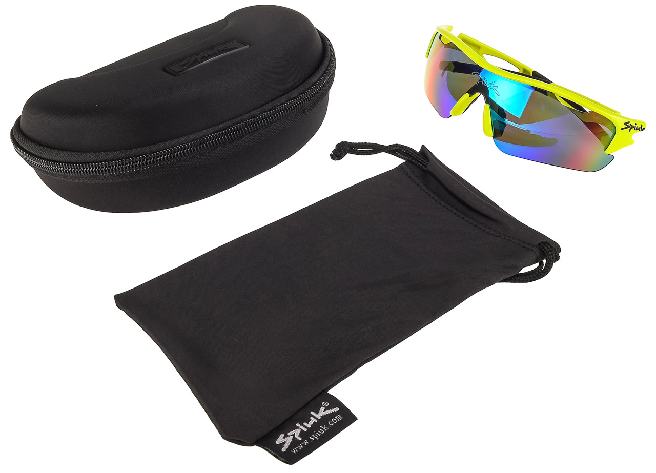 Spiuk Sportline Gafas Jifter Amarillo - Negro Lente Espejo Verde Spiuk Sportline Gafas Jifter Amarillo - Negro Lente Espejo Verde
