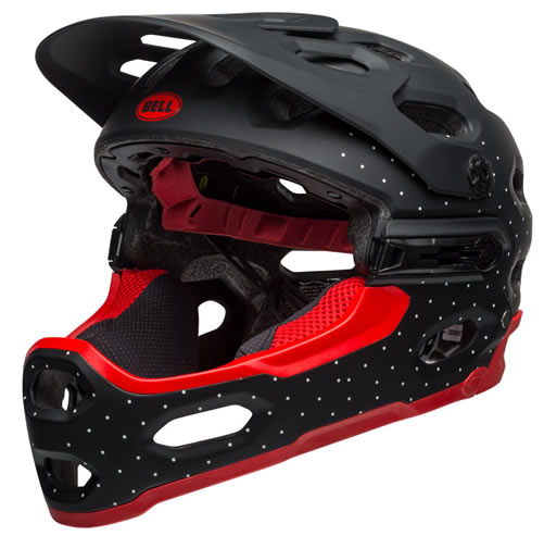 Bell Casco Super 3R MIPS 2019 Negro Mate - Rojo Bell Casco Super 3R MIPS 2019 Negro Mate - Rojo
