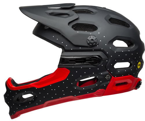 Bell Casco Super 3R MIPS 2019 Negro Mate - Rojo Bell Casco Super 3R MIPS 2019 Negro Mate - Rojo