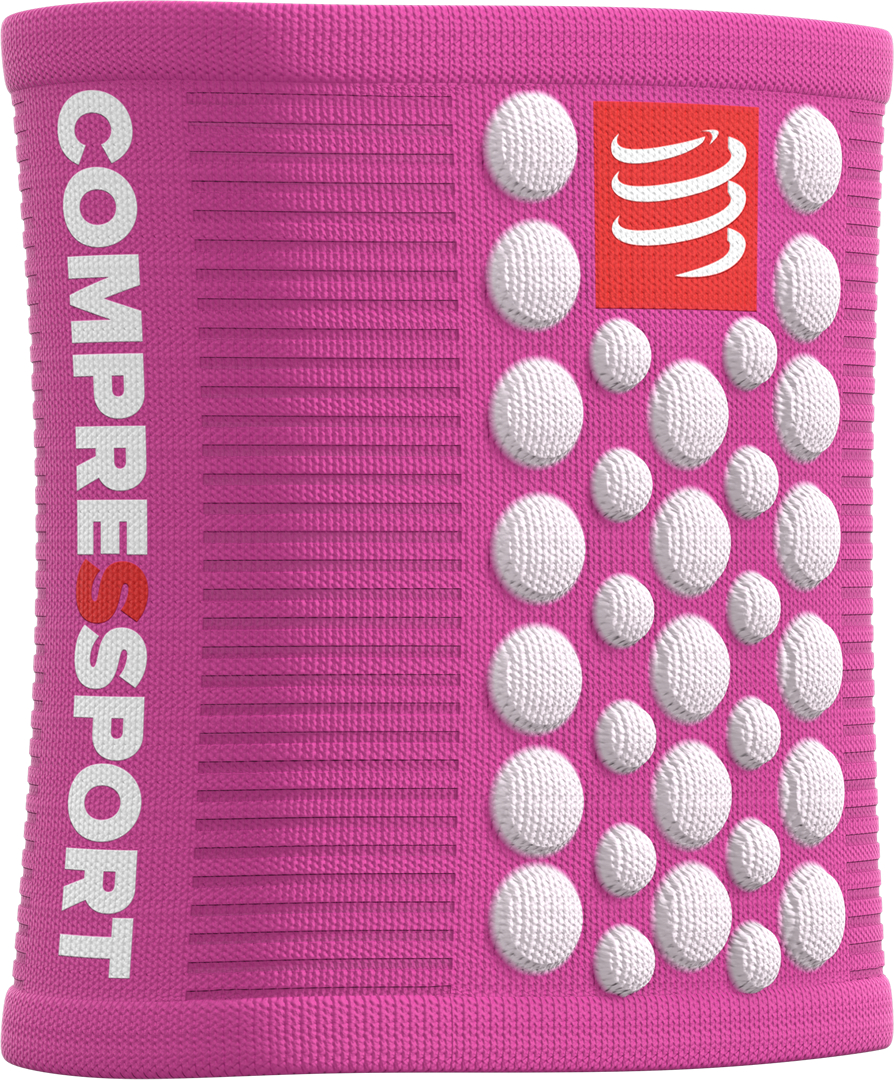Compressport Muñequeras Sweatbands 3D Dots Azul - Blanco Compressport Muñequeras Sweatbands 3D Dots Azul - Blanco