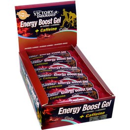 Victory Endurance Energy Boost Gel + Cafeïne 12 gels x 42 gr