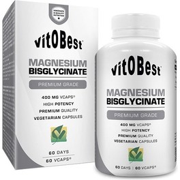 VitOBest Bisglycinate de Magnésium 60 Gélules