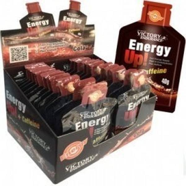 Sieg Ausdauer Energie nach oben! + Koffein-Gel 12 Gele x 40 gr