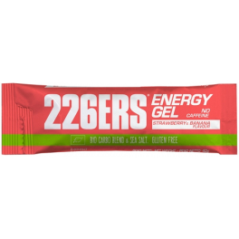 226ERS Energy Gel BIO Fraise-Banane Sans Caféine - 15 Gels x 40 Gr