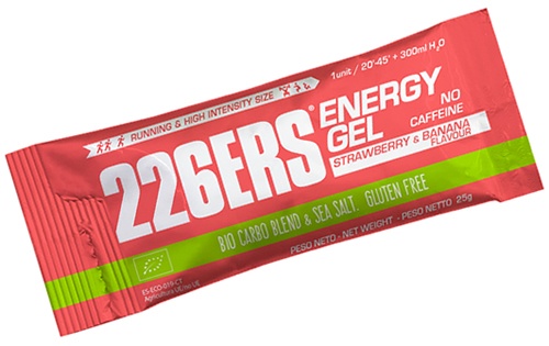 226ERS Energy Gel BIO Fresa-Platano Sin Cafeina - 1 gel x 25 gr 226ERS Energy Gel BIO Fresa-Platano Sin Cafeina - 1 gel x 25 gr