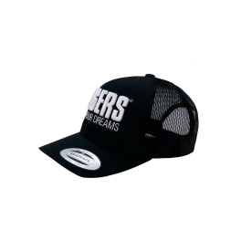 226ERS Cap Curved Trucker Cap Black-white