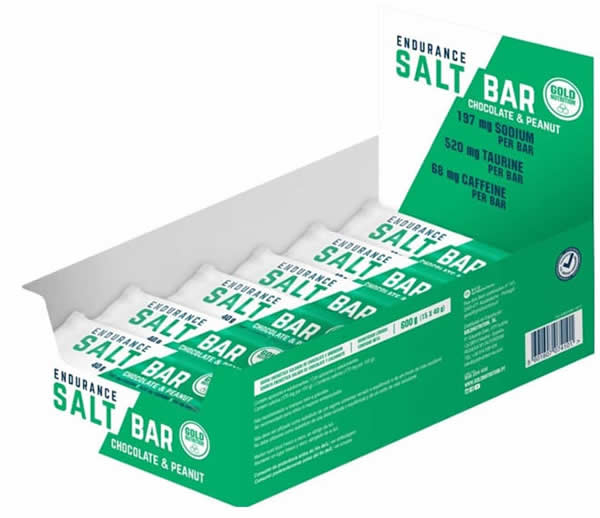 Gold Nutrition Endurance Salt Bar - Barrita Proteica 15 barritas x 40 gr Gold Nutrition Endurance Salt Bar - Barrita Proteica 15 barritas x 40 gr