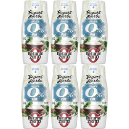 Natural Zero Salsa Yogur y Finas Hierbas 6 botes x 320 gr Natural Zero Salsa Yogur y Finas Hierbas 6 botes x 320 gr