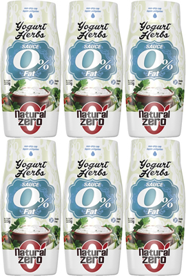 Natural Zero Salsa Yogur y Finas Hierbas 6 botes x 320 gr Natural Zero Salsa Yogur y Finas Hierbas 6 botes x 320 gr