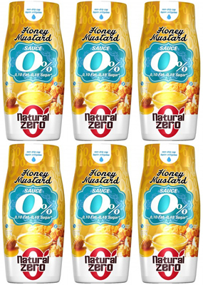 Natural Zero Salsa Mostaza y Miel 6 botes x 320 gr Natural Zero Salsa Mostaza y Miel 6 botes x 320 gr