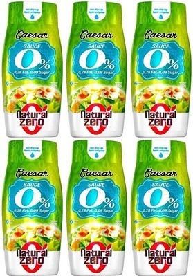 Natural Zero Salsa Cesar 6 botes x 320 gr Natural Zero Salsa Cesar 6 botes x 320 gr