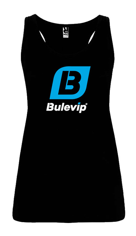 Bulevip Camiseta Tirantes Mujer - Negra Bulevip Camiseta Tirantes Mujer - Negra