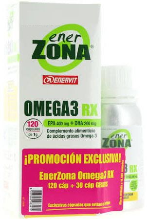 EnerZona Omega 3 RX 120 caps + Omega 3 RX 30 caps Extra EnerZona Omega 3 RX 120 caps + Omega 3 RX 30 caps Extra