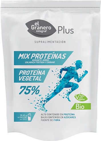 El Granero Integral Mix Proteinas (Guisante, Arroz, Calabaza Tostada) Bio 200 gr El Granero Integral Mix Proteinas (Guisante, Arroz, Calabaza Tostada) Bio 200 gr