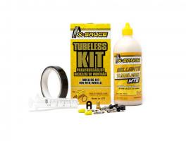 Kit X-Sauce Tubeless Mtb V. Fina - Fita Preta 23mm.