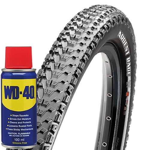 Pack Maxxis Ardent Race 3C EXO TR Tubeless Cubierta de Montaña 29 x 2.20 + Aceite Multiuso 100 ml Pack Maxxis Ardent Race 3C EXO TR Tubeless Cubierta de Montaña 29 x 2.20 + Aceite Multiuso 100 ml