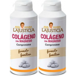 Confezione Ana Maria LaJusticia Collagene con Magnesio 2 lattine 450 compresse