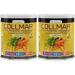 Pack Drasanvi Collmar Marine Collagen Magnesium + Hyaluronic Acid + Turmeric 2 jars x 300 gr