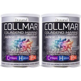 Packung Drasanvi Collmar Magnesium Collagen + Hyaluronsäure 2 Dosen x 300 gr