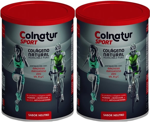 Pack Colnatur Sport Colageno Natural Neutro 2 botes x 330 gr Pack Colnatur Sport Colageno Natural Neutro 2 botes x 330 gr