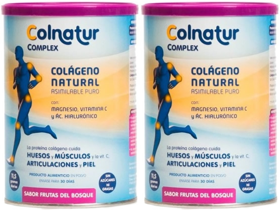 Pack Colnatur Complex Colageno Natural Frutas del Bosque 2 botes x 345 gr Pack Colnatur Complex Colageno Natural Frutas del Bosque 2 botes x 345 gr