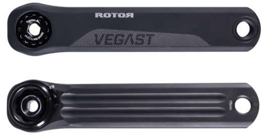 Rotor Bielas Carretera Vegast 172.5 mm Negro Rotor Bielas Carretera Vegast 172.5 mm Negro