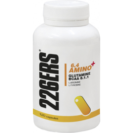 226ERS 6.4 AMINO + 120UD CAPS: Glutamine, BCAA, Arginine and Tyrosine capsules - Gluten Free - No Added Sugar