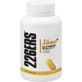 226ERS 6.4 AMINO + 120UD CAPS: Capsule di Glutammina, BCAA, Arginina e Tirosina - Senza Glutine - Senza Zuccheri Aggiunti