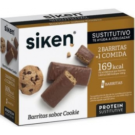 Siken Sustitutive Barritas de Cookie 1 caja x 8 barritas Siken Sustitutive Barritas de Cookie 1 caja x 8 barritas