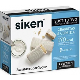 Siken Barres Substitutives au Yaourt 8 barres x 40 gr