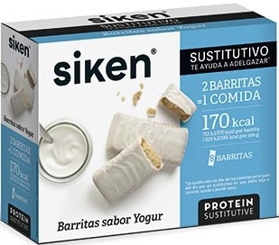 Siken Sustitutive Barritas de Yogur 1 caja x 8 barritas Siken Sustitutive Barritas de Yogur 1 caja x 8 barritas