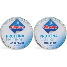 Pack Ribeira Proteina Natural Atun Claro Al Natural 2 latas x 160 gr Pack Ribeira Proteina Natural Atun Claro Al Natural 2 latas x 160 gr