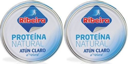 Pack Ribeira Proteina Natural Atun Claro Al Natural 2 latas x 160 gr Pack Ribeira Proteina Natural Atun Claro Al Natural 2 latas x 160 gr