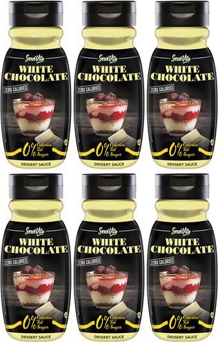 Servivita Salsa Chocolate Blanco sin Calorias 6 botes x 320 ml Servivita Salsa Chocolate Blanco sin Calorias 6 botes x 320 ml
