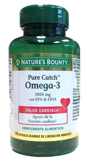 Nature´s Bounty Omega 3 - Aceite de Pescado 1000 mg 60 caps Nature´s Bounty Omega 3 - Aceite de Pescado 1000 mg 60 caps