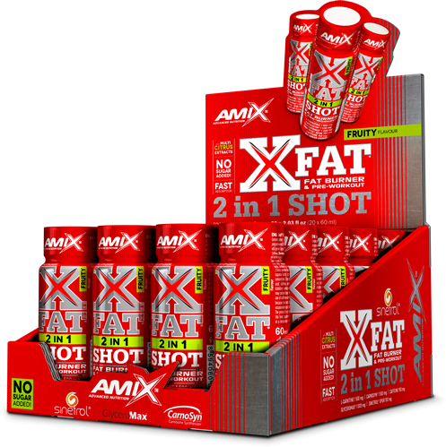 Amix Xfat 2 in 1 Shot 20 viales x 60 ml Amix Xfat 2 in 1 Shot 20 viales x 60 ml