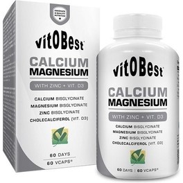 Vitobest Calcium - Magnésium 60 Gélules