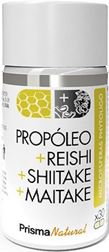 Prisma Natural Propoleo + Reishi + Shiitake + Maitake 30 caps Prisma Natural Propoleo + Reishi + Shiitake + Maitake 30 caps