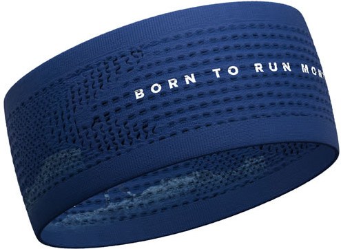 Compressport HeadBand On/Off Cinta Mont Blanc 2019 Azul Blanco Compressport HeadBand On/Off Cinta Mont Blanc 2019 Azul Blanco