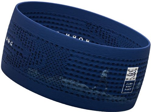 Compressport HeadBand On/Off Cinta Mont Blanc 2019 Azul Blanco Compressport HeadBand On/Off Cinta Mont Blanc 2019 Azul Blanco