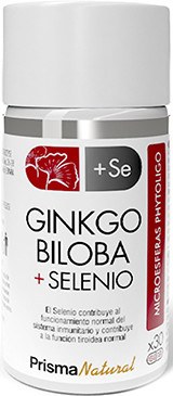 Prisma Natural Ginkgo Biloba + Selenio Microesferas 30 caps Prisma Natural Ginkgo Biloba + Selenio Microesferas 30 caps