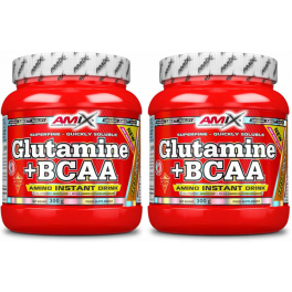 Amix Glutamine + BCAA Pack 2 bouteilles x 300 gr