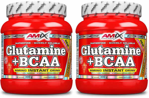 Pack Amix Glutamina + BCAA 2 botes x 300 gr Pack Amix Glutamina + BCAA 2 botes x 300 gr