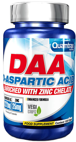 Quamtrax DAA - Acido D-Aspartico 120 caps Quamtrax DAA - Acido D-Aspartico 120 caps