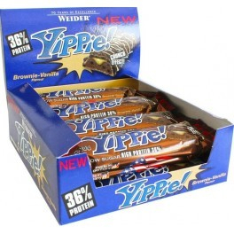 Cad.30/10/19 Weider Yippie! Bar 12 barritas x 70 gr Cad.30/10/19 Weider Yippie! Bar 12 barritas x 70 gr