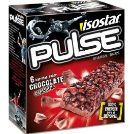 Isostar Barritas Pulse con Cereales 12 cajas x 6 barritas x 23 gr